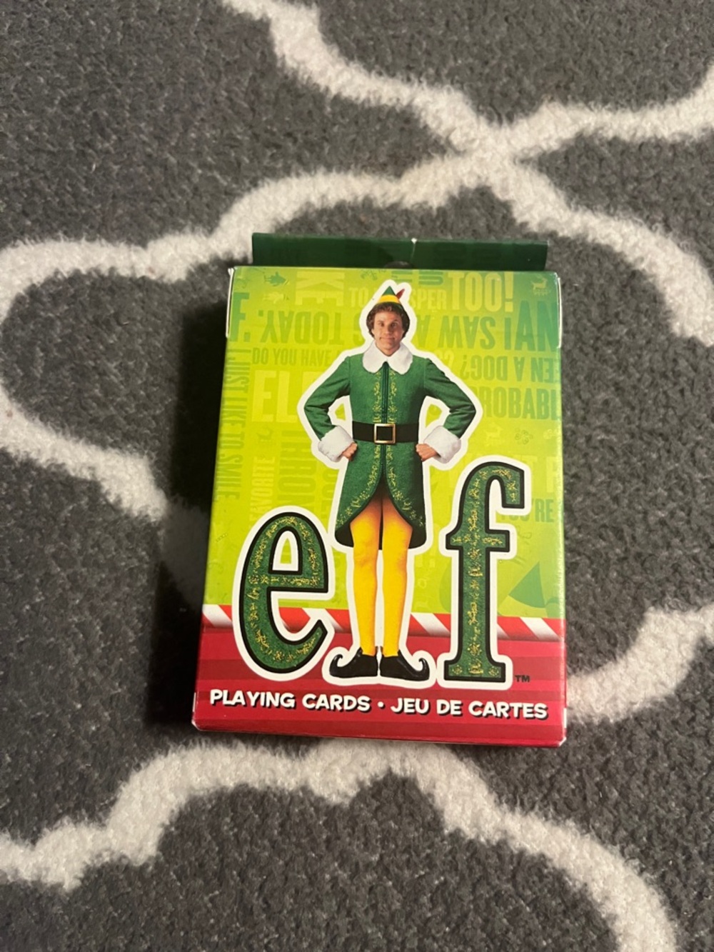 ELF Collectible Playing Cards - Green, Yellow & Red Packaging